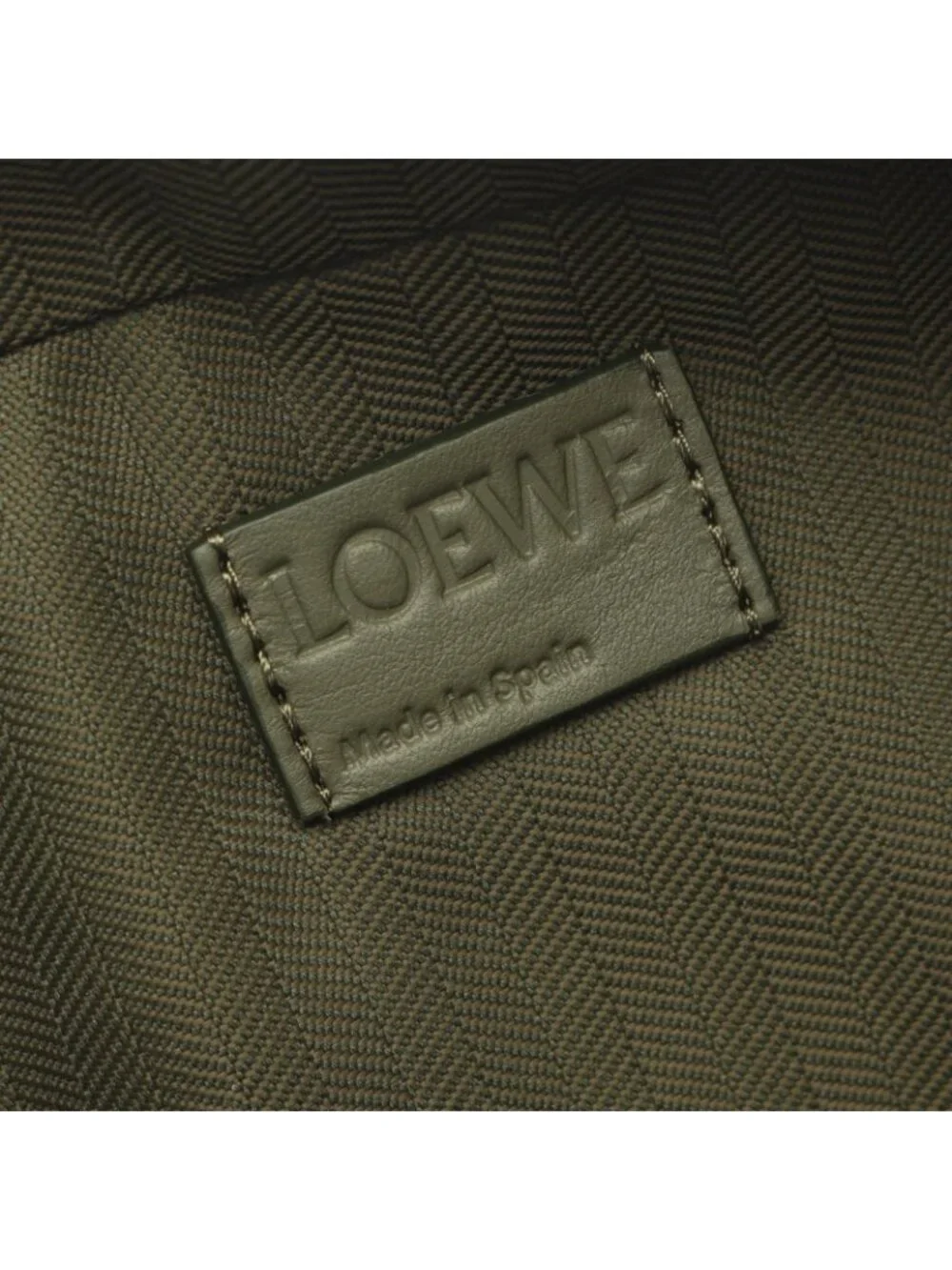 Loewe Shoulder Bag Crossbody Mini Khaki Leather